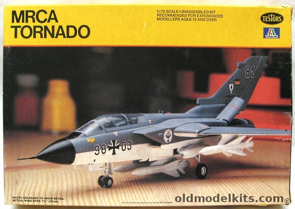 Testors 1/72 MRCA Tornado - RAF -  German Marineseschwader, 872 plastic model kit